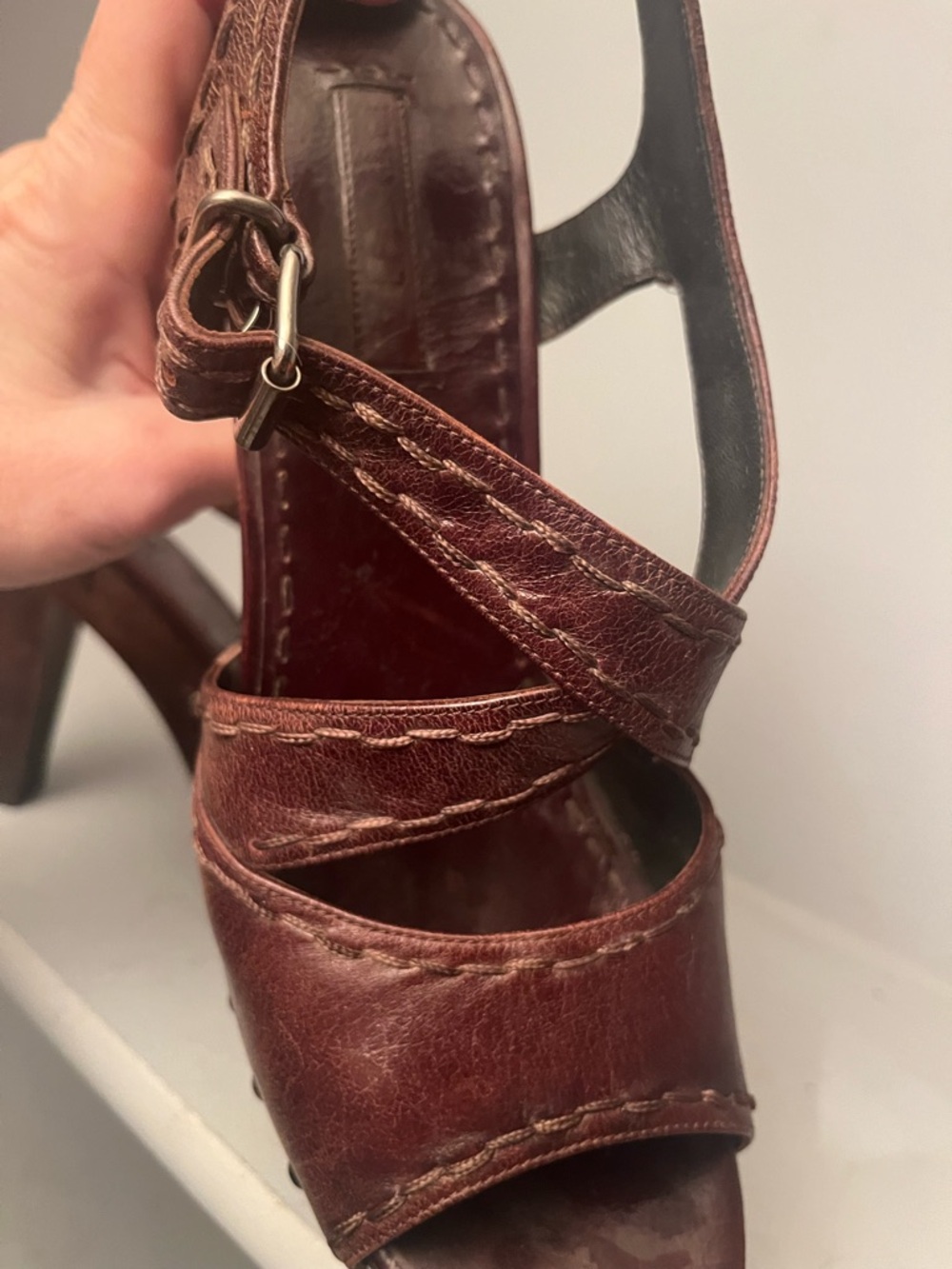 Prada Wooden Sandals - size 40 - Picture 7 of 8